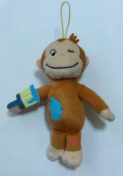おさるのジョージ　ぬいぐるみキーホルダーのサムネイル