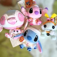 スティッチ！エンジェル！ ぬいぐるみ マスコット9体セット 先払いのみ） キャラクターグッズ Stitch（スティッチ!） エンジェル