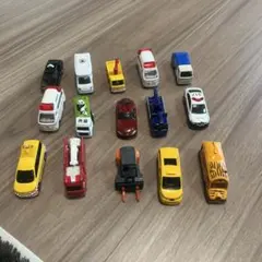 ミニカー 15セット 消防車・救急車・パトカーその他