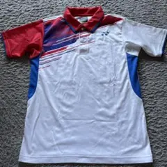 YONEX ポロシャツ ホワイト/レッド/ブルー