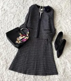 美品♡リフレクト ノーカラージャケット セットアップ 卒業式 入学式