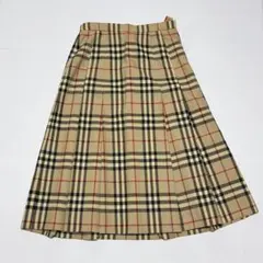 90s Burberrys バーバリー ノバチェック プリーツスカート M
