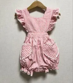 Shirley Temple 胸当て付き股下スナップボタンパンツ 80cmのサムネイル