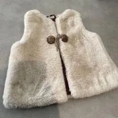 ZARA ファー ベスト 98cm