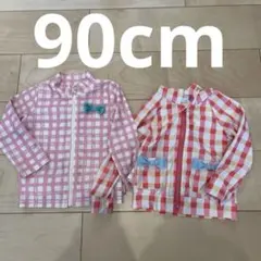 フタフタ futafuta conocoラッシュガード 水着　双子 90cm