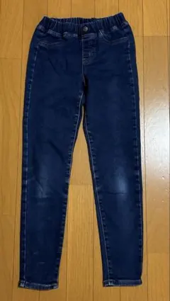 GU キッズ ストレッチジーンズ　裏起毛140センチ