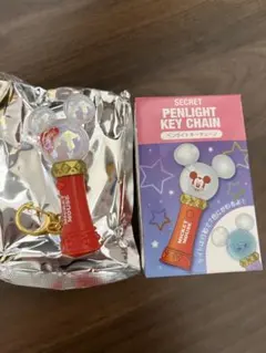 ディズニーストア　ペンライトキーチェーン　ミッキーマウス　ミッキー型