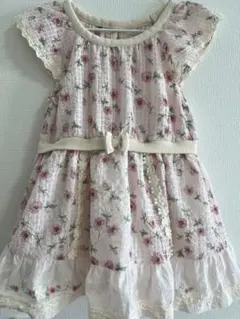 【新品】スーリー　花柄半袖ワンピース ピンク