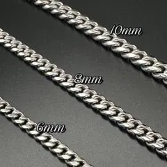 チェーン ネックレス ストリート 喜平 シルバー 6mm 60cm n0541