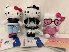 ハローキティ マスコット あしながver. 3点セット サンリオ ぬいぐるみ