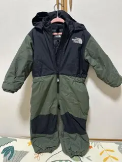 THE NORTH FACE 子ども用 スノーコンビ スキーウェア 黒/緑