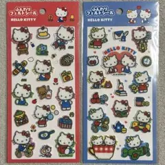 【正規品】ふんわり フェルトシール キティ 2枚セット