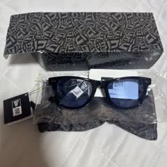 NEW ERA サングラス ウェリントン型 ブラックのサムネイル