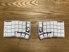 Cornix LP 分割キーボード シルバー Cornix LP 無線 分割キーボード アルミ筐体 Bluetooth対応 ロー