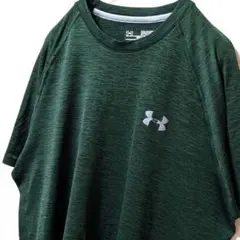アンダーアーマー ロゴ Tシャツ グリーン 緑 古着