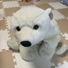 日本製　モンスイユ　monseuil しろくま　クマ　ポーラちゃん　ぬいぐるみ モンスイユ ポーラちゃん シロクマ ぬいぐるみ - メルカリ
