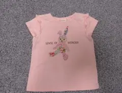 SENSE OF WONDER リバティウサギアップリケＴシャツ（90cm）のサムネイル