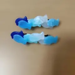 魚型ヘアクリップ 2個セット