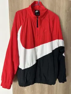 Nike ナイロンジャケット Mサイズ レッド/ホワイト/ブラック