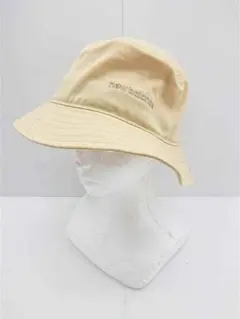★ベージュ コットン バケットハット　ベージュ系