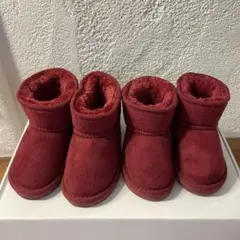 【美品】Ampersand（アンパサンド）可愛い♪ボアあったかブーツ 2セット