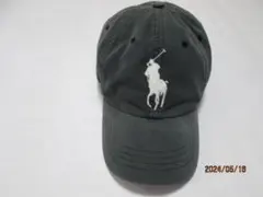 ポロラルフローレン最高の貴重品ブラック色正面にBIGホワイトポニーイニシャル激安