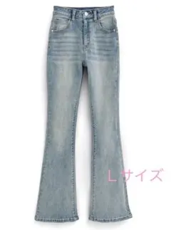 GRL セミフレアデニムパンツ[cu508] Ｌ