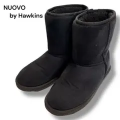 ヌオーヴォ レディース ムートンブーツ ミドル ブラック 23.0 防寒 定番