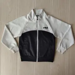 FILA ジップアップジャケット ホワイト/ブラック