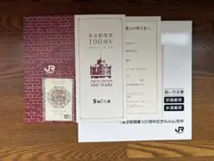 東京駅開業100周年記念Suicaカード　 台紙付