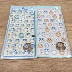 「人気セット」ちいかわ ボンボンドロップシール ハチワレ　みんな　2シートセット