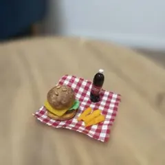 ミニチュア ハンバーガーセット フード