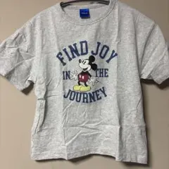 Disney ミッキーマウス Tシャツ グレー　130