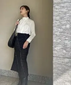 L'Or Spiral Tweed Skirtのサムネイル
