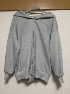 one after another NICE CLAUPのロゴグリッターパーカーのサムネイル