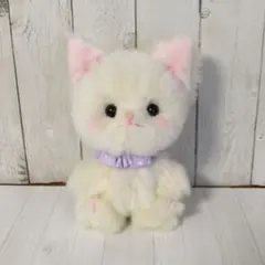 ハンドメイド　白猫　ぬいぐるみ