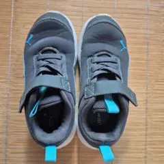 Puma スニーカー グレー/ターコイズ 18センチ
