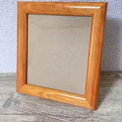 木製フォトフレーム 約15cm x 16.5cm