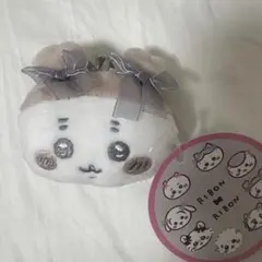 ちいかわ　アミューズメント景品　ミニがまぐち　リボン　古本屋　カニちゃん