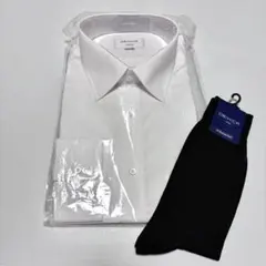 週末特価⭐️オリヒカ ORIHICA 長袖ワイドカラーLL ワイシャツ