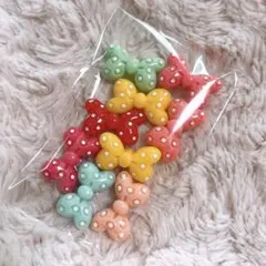 リボン デコパーツ