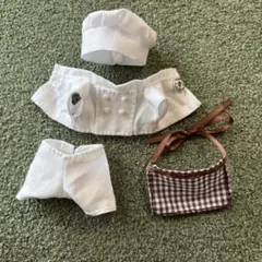 シルバニア　ハンドメイド　服　パン屋さんコーデのサムネイル