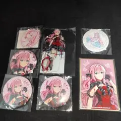 楽天コレクション 巡音ルカ 7点セット アクスタ 缶バッジ 色紙