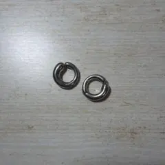 シルバーリング型アクセサリー 2個セット