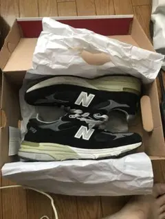 【人気】NewBalanceM993BK26.5cmUSA製かかと補修済お買い得のサムネイル