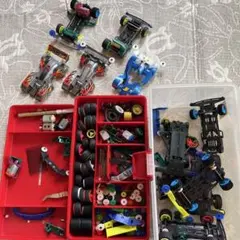 ミニ四駆セット 4台とパーツ