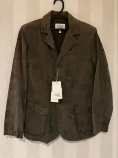 新品タグ付き アルマーニジュニア 花柄オリーブグリーンジャケット