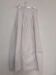 snidel スナイデル 白 ロングスカート