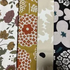 北欧風花柄ハギレセット