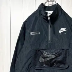 美品 NIKE ナイキ エア ウーブン フーディ ジャケット ハーフジップ M